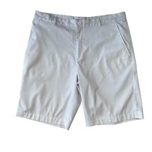 Nike Golf Off White Flat Front Dri-Fit Shorts - Size 36